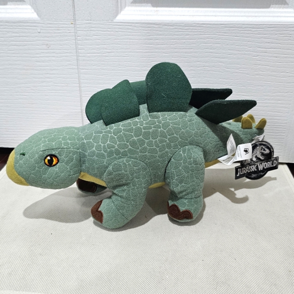 Jurassic World Stegosaurus Dinosaur Plush 12" Stuffed Animal Mattel